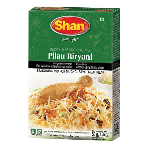 Shan Pilau Biryani Masala 50gm thumbnail 1